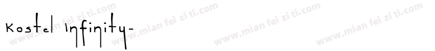 Kostel Infinity字体转换